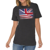 British American Flag  Great Britain Union Jack Vintage T-shirt | Artistshot