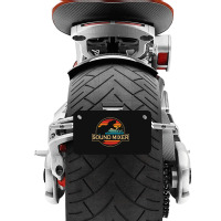 Sound Mixer Dinosaur Motorcycle License Plate | Artistshot