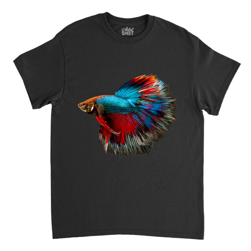 Red Blue Betta Fish Jambrong Classic T-shirt | Artistshot