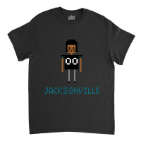 Retro Jacksonville Fan 8 Bit Variation Classic T-shirt | Artistshot