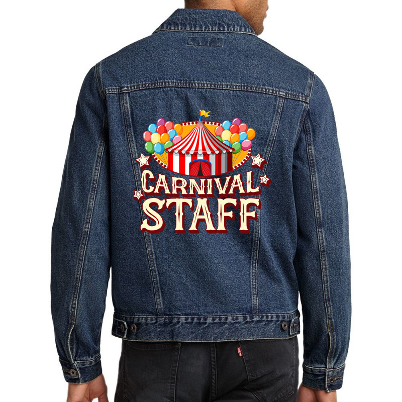 Carnival Staff Carnival Themed Birthday Party Event Outfit Men Denim Jacket by HayleyArtist | Artistshot