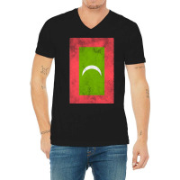 Maldives  Awesome Flag V-neck Tee | Artistshot