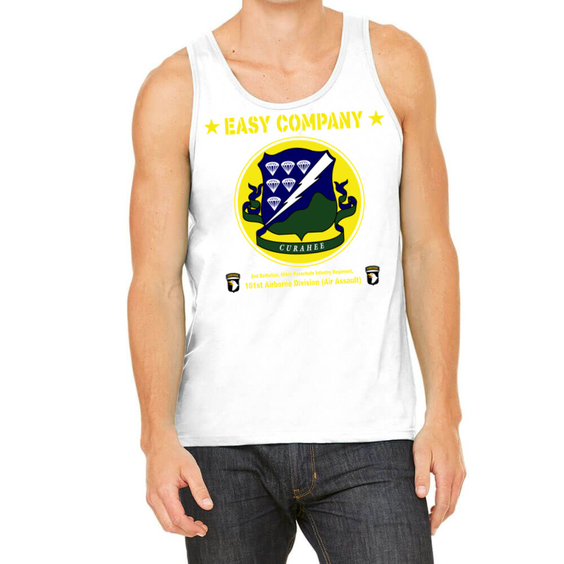 Easy Company Inspired By Of Brothers Classic 70s Tank Top by alkokosecgine | Artistshot