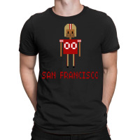 Retro San Francisco Fan 8 Bits Variation T-shirt | Artistshot