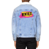 Montreal Quebec Canada Street Style Unisex Sherpa-lined Denim Jacket | Artistshot