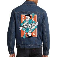 Happy With Nathaniel Girl Men Denim Jacket | Artistshot