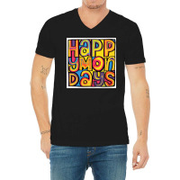 Happy Mondays   Nature 80s V-neck Tee | Artistshot