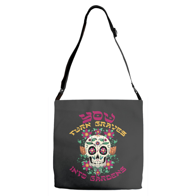 Graves Into Gardens Adjustable Strap Totes | Artistshot