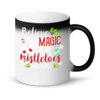 Peds Nicu Nurse Believin Magic Of Tiny Mistletoe Christmas T Shirt Magic Mug | Artistshot