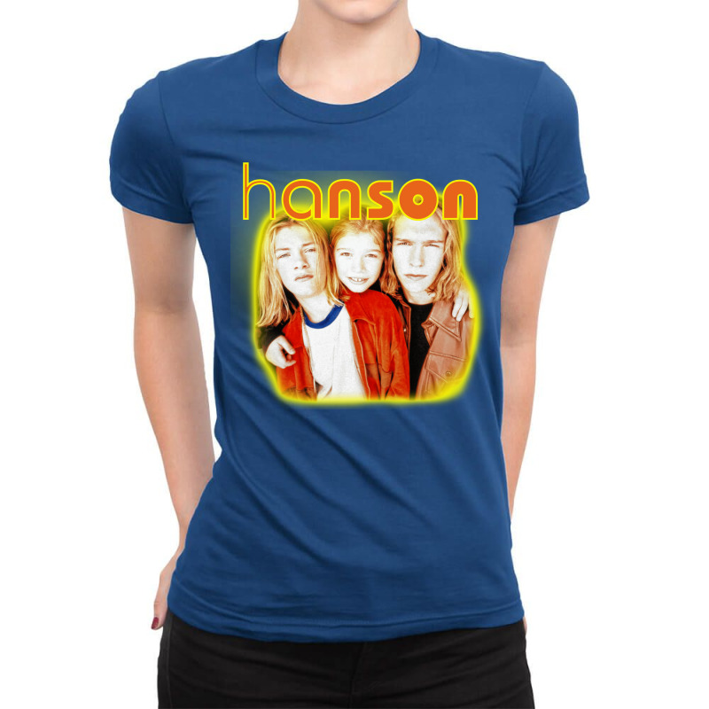 Hanson Classic  Music Ladies Fitted T-Shirt by dinsfokems | Artistshot