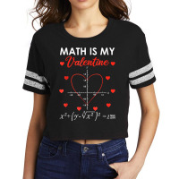 Math Is My Valentine Heart Equation Funny Teacher Students T Shirt Scorecard Crop Tee | Artistshot