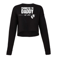 Promoted To Daddy 2021 Soon To Be Dad Husband Gift Cropped Sweater | Artistshot