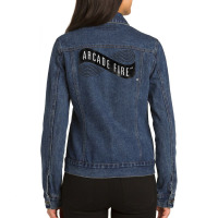 Everything Now Arcade Race Humor Ladies Denim Jacket | Artistshot