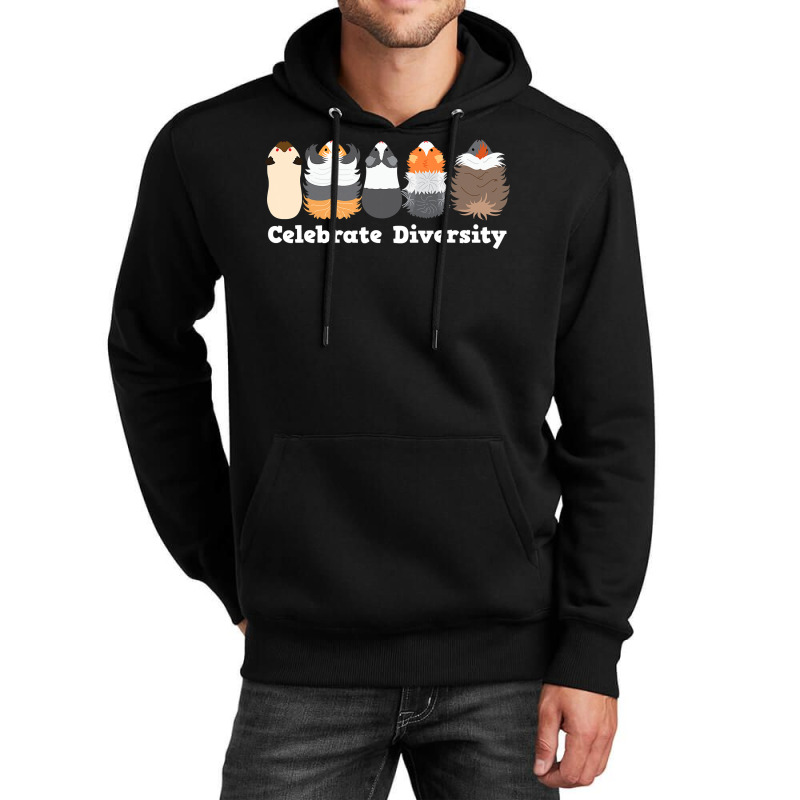 Funny  Celebrate Diversity  Cute Gift For Guinea Pig Lovers Unisex Hoodie | Artistshot