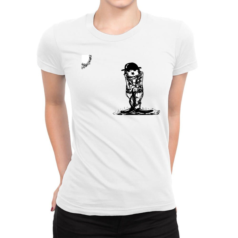 Chaplin Ladies Fitted T-Shirt by GaryDustinKnutson | Artistshot