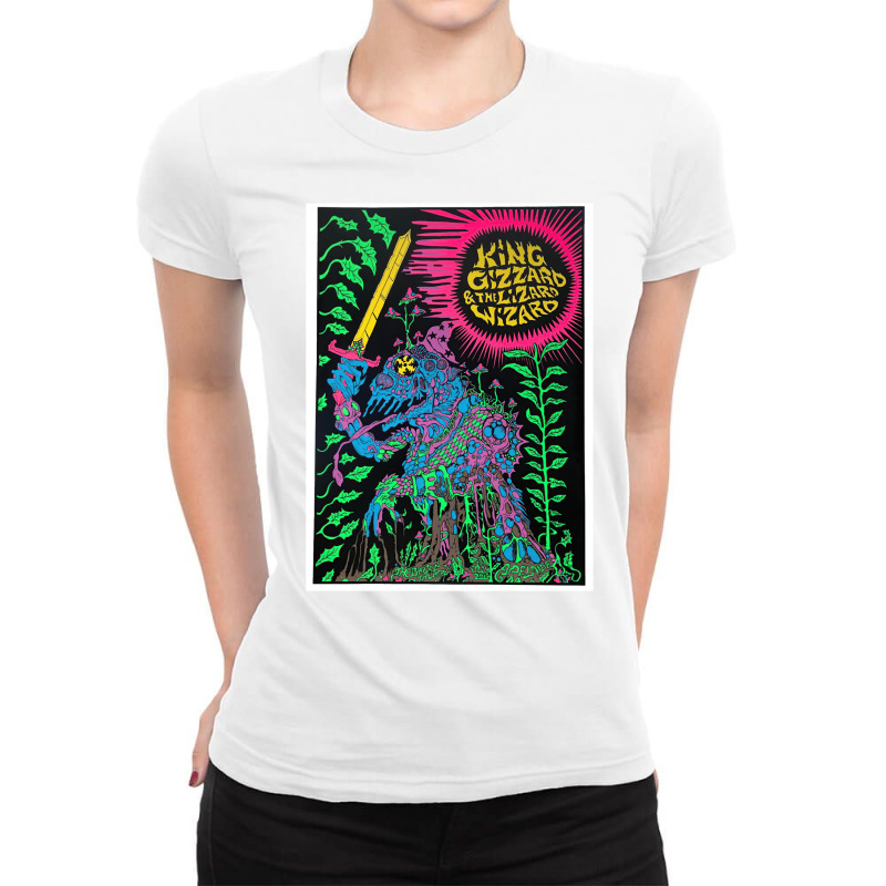 Loves Music And King Gizz Tour Awesome Classic  Tumblr Ladies Fitted T-Shirt by mequetolmovp | Artistshot