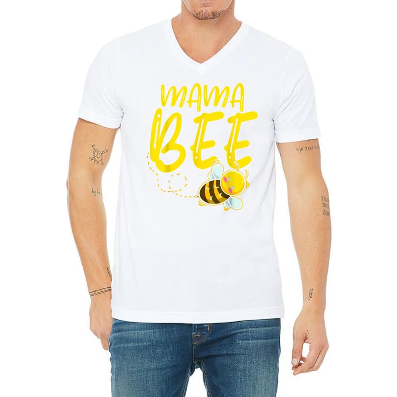 Mama Bee Beekeeper, Honey Farmer, Bees, Honey Bees T Shirt V-neck Tee | Artistshot