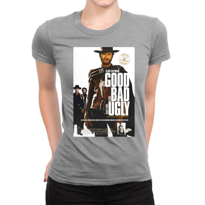 Civilized Epic Love Sex Betray Crime Humor Sergio Leone The Good Ladies Fitted T-Shirt by omodunudanue | Artistshot