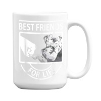 Schnauzer Best Friends For Life Tshirt 15 Oz Coffee Mug | Artistshot