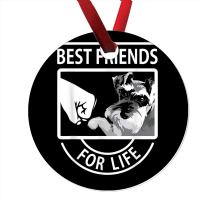 Schnauzer Best Friends For Life Tshirt Ornament | Artistshot