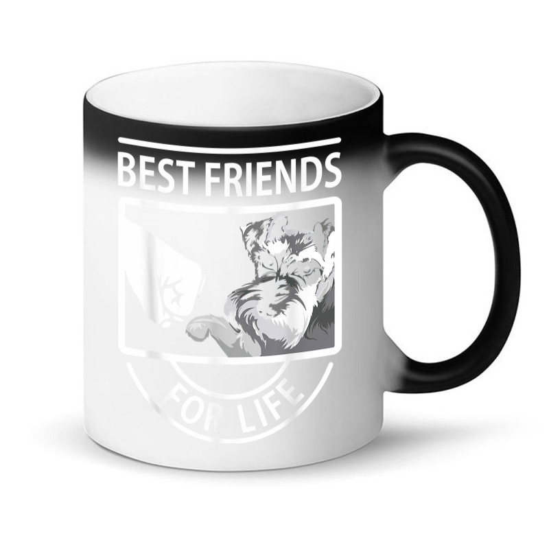 Schnauzer Best Friends For Life Tshirt Magic Mug | Artistshot