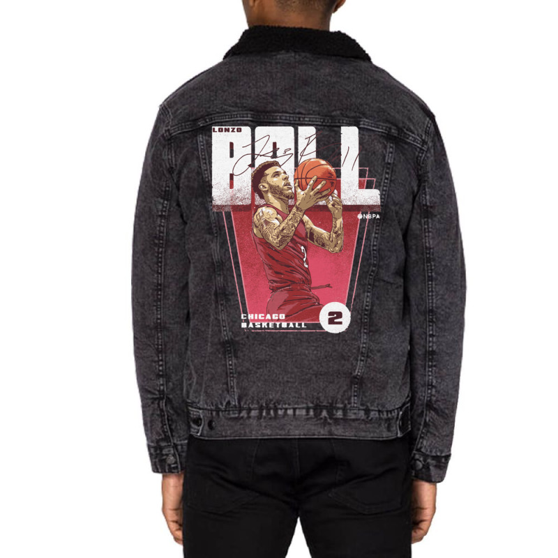 Lonzo Ball Premiere Unisex Sherpa-Lined Denim Jacket by KyungSavard | Artistshot