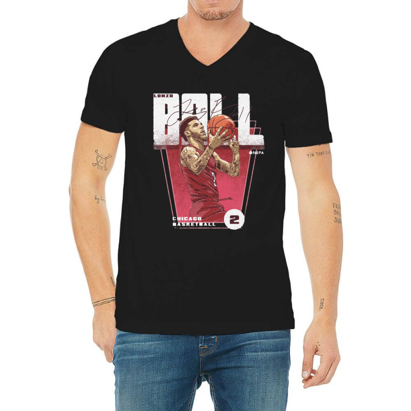 Lonzo Ball Premiere V-Neck Tee by KyungSavard | Artistshot