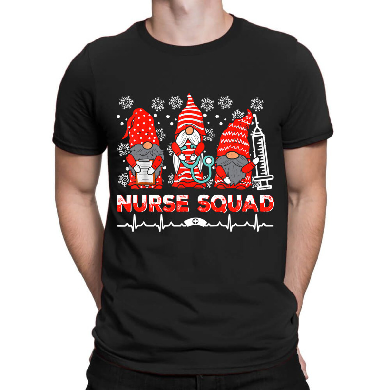 Christmas Scrub Tops Women Santa Squad Scrubs Nurse Squad T-shirt | Artistshot