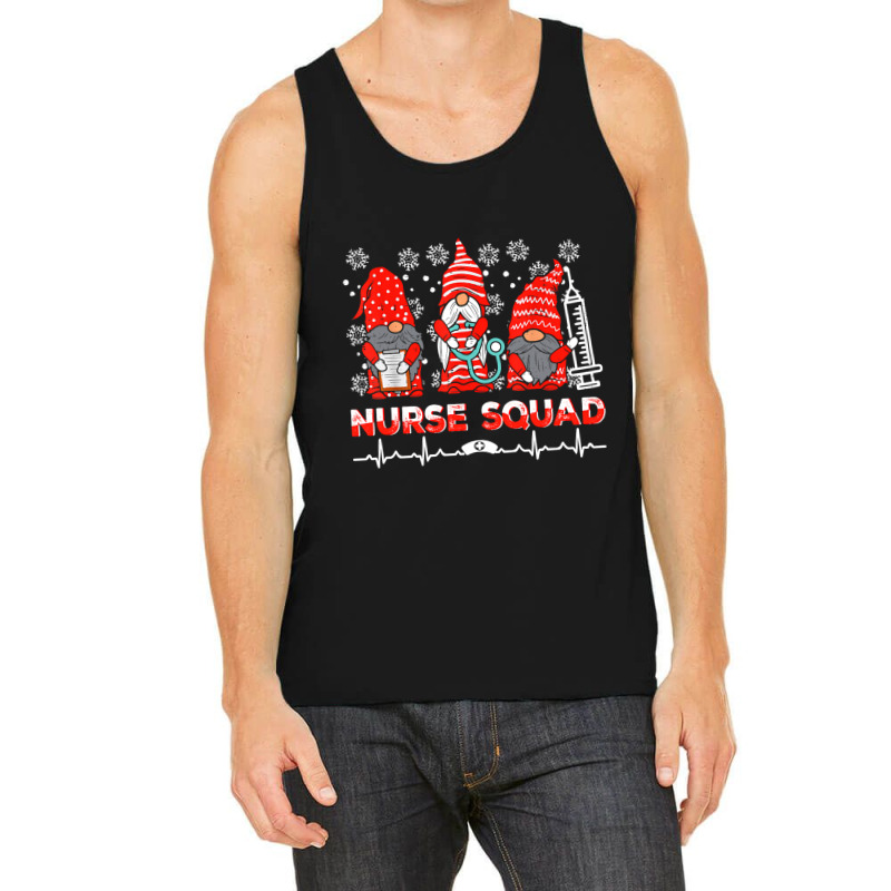 Christmas Scrub Tops Women Santa Squad Scrubs Nurse Squad Tank Top | Artistshot