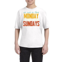 Womens We Cuss On Them Monday   Pray On Them Sundays Funny Vneck Youth Tee | Artistshot