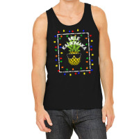 Mele Kalikimaka Pineapple Sunglasses   Christmas Light Tank Top | Artistshot