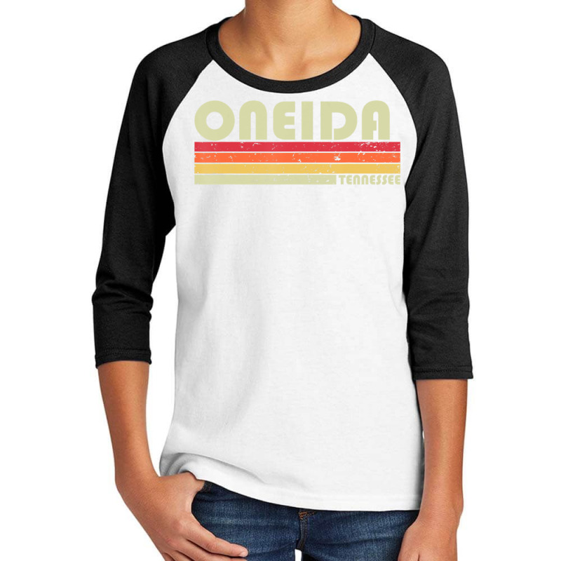 Oneida Tn Tennessee City Home Roots Retro 70s 80s Youth 3/4 Sleeve by hongquangd | Artistshot