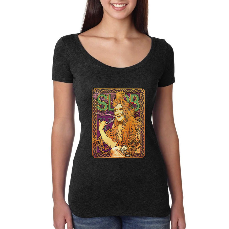 Comedy Underwater Girl Women's Triblend Scoop T-shirt by delagan | Artistshot