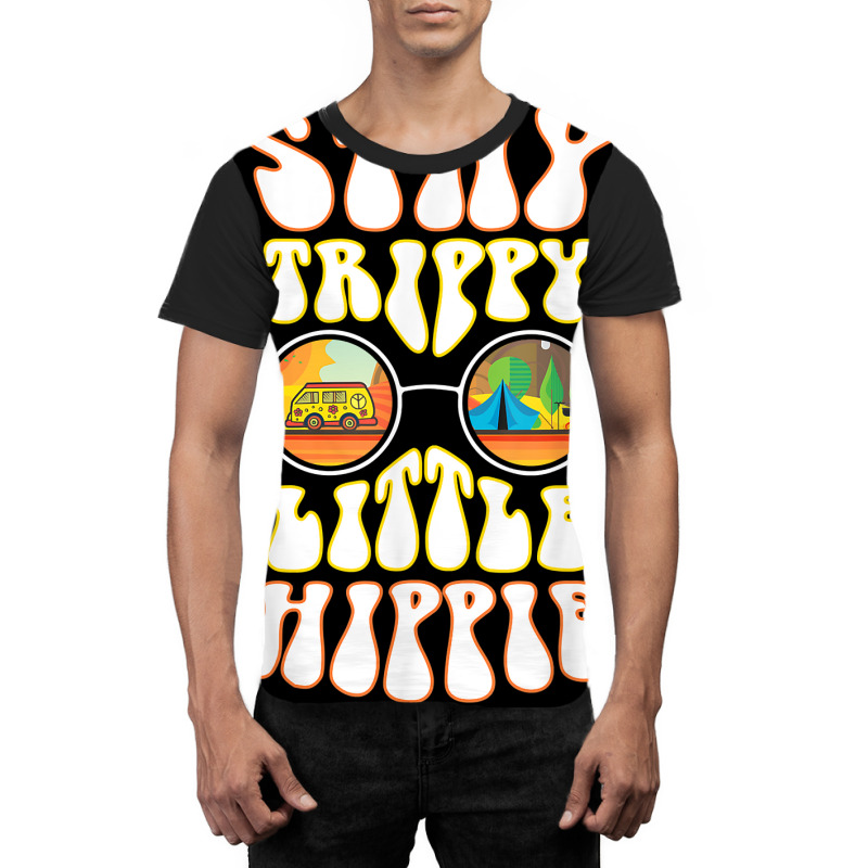 Stay Trippy Little Hippie Hippies Vintage Retro Hippy Gift T Shirt Graphic T-shirt | Artistshot