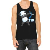 T1d Funny Cute Dabbing Panda Type 1 Diabetes Awareness T Shirt Tank Top | Artistshot