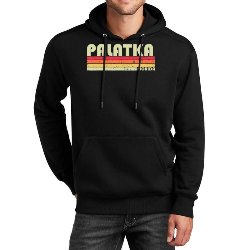 Palatka Fl Florida City Home Roots Retro 70s 80s Unisex Hoodie by hongquangd | Artistshot