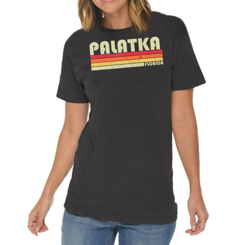 Palatka Fl Florida City Home Roots Retro 70s 80s Vintage T-Shirt by hongquangd | Artistshot