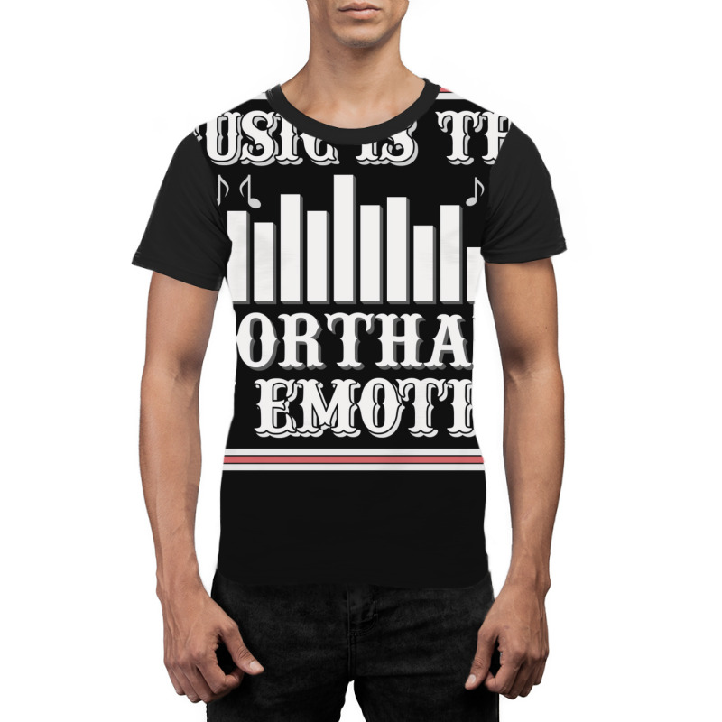 Music Is The Shorthand Of Emotion Music Lover Classic  Stars Graphic T-shirt | Artistshot