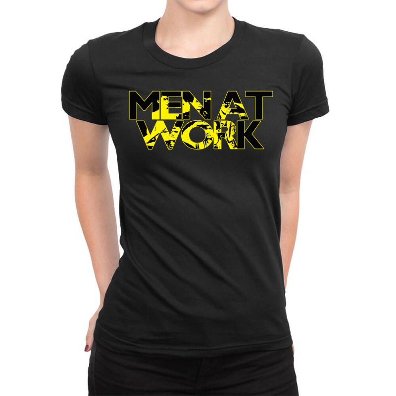 Men At Work   Travel Ladies Fitted T-Shirt by alkokosecgine | Artistshot