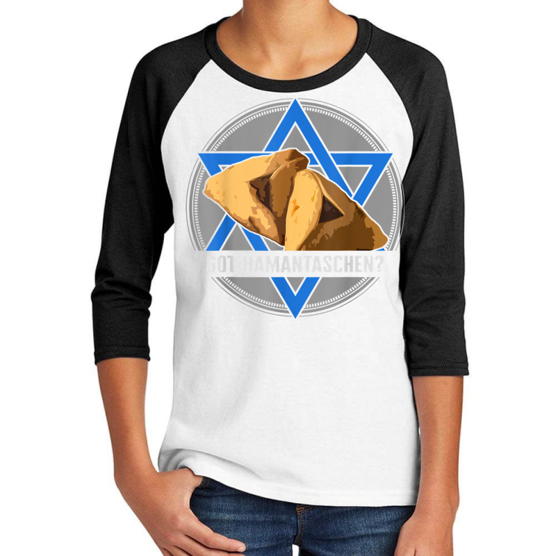 Purim Got Hamantashen Costume Haman Hebrew Jewish Holiday T Shirt Youth 3/4 Sleeve | Artistshot