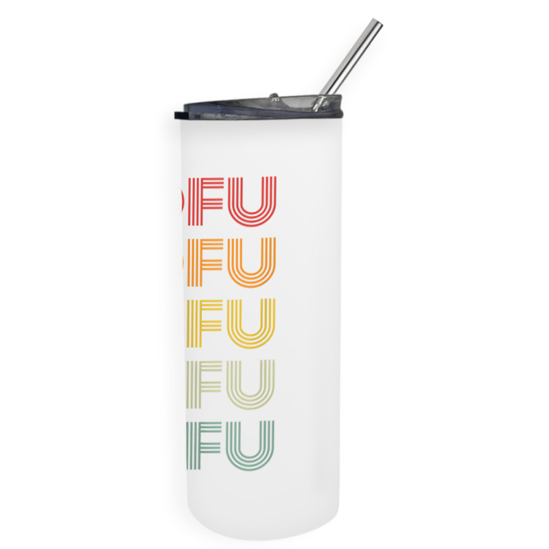 Tofu Foodie Vegetarian Retro Style World Vegan Day Tank Top Skinny Tumbler | Artistshot