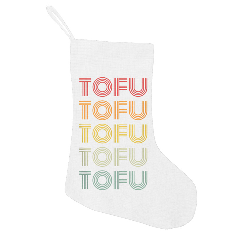 Tofu Foodie Vegetarian Retro Style World Vegan Day Tank Top Holiday Stocking | Artistshot