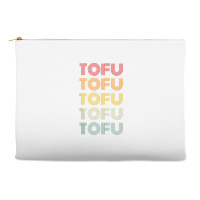 Tofu Foodie Vegetarian Retro Style World Vegan Day Tank Top Accessory Pouches | Artistshot