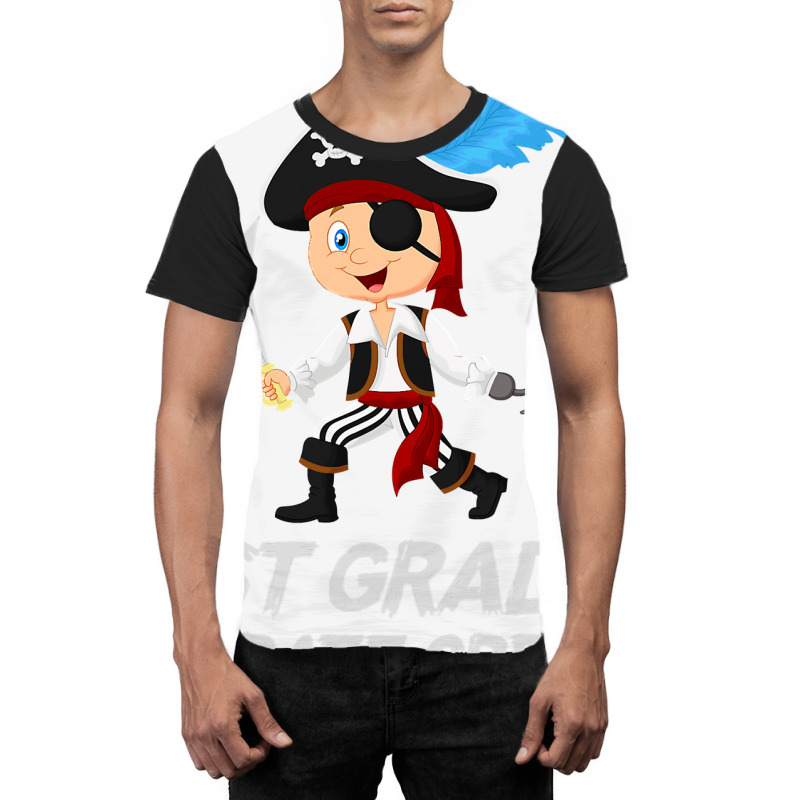 Funny Cute 1st Grade Pirate Halloween Graphic T-shirt by ElizabethAtist | Artistshot