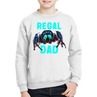 Regal Jumping Spider Dad Spooder Dad Fathers Day Pet Spider T Shirt Youth Sweatshirt | Artistshot