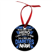 Type 1 Diabetes Mom Mother T1d Diabetic Awareness Women Pullover Hoodi Ornament | Artistshot