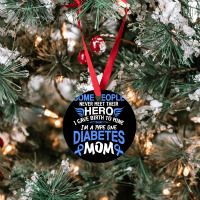 Type 1 Diabetes Mom Mother T1d Diabetic Awareness Women Pullover Hoodi Ornament | Artistshot