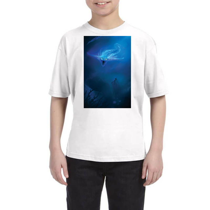 Subnautica Ghost Leviathan Youth Tee by richardfidler | Artistshot