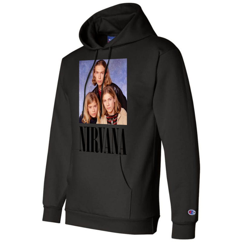 Mmmgrunge   Hanson Vs Grunge Serious Champion Hoodie | Artistshot