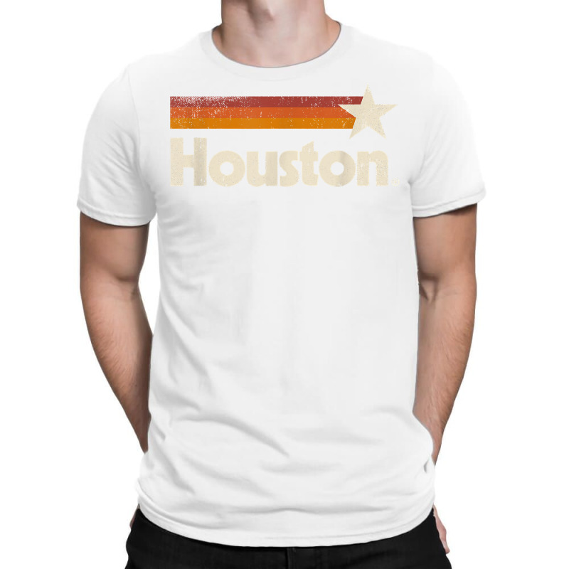 Vintage Houston Texas T Shirt Houston Strong Stripes T Shirt T-shirt | Artistshot